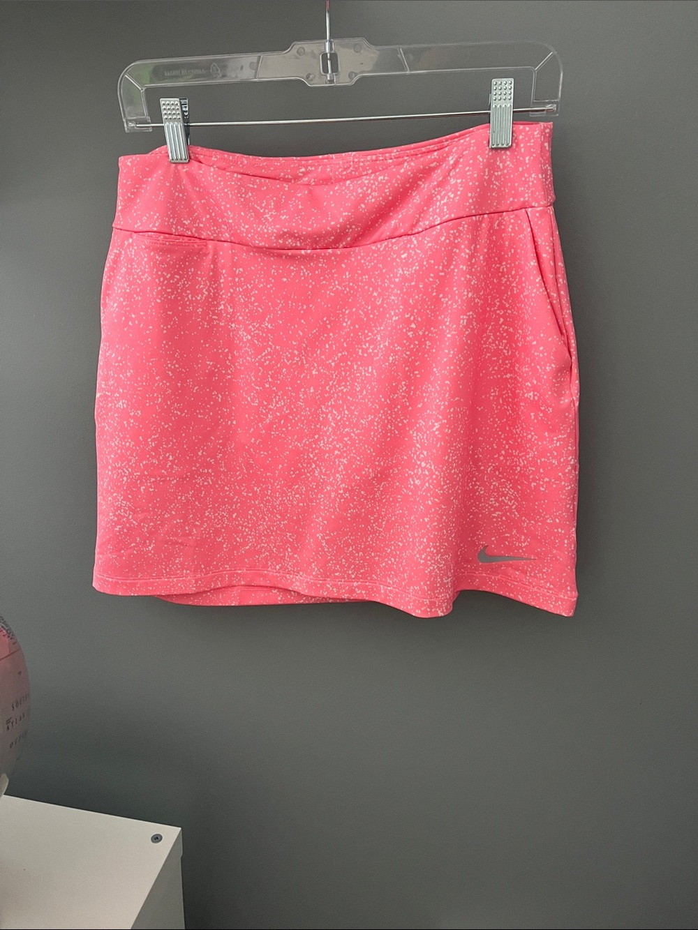 Nike Dry Fit Coral Pink Speckled Athletic Skort